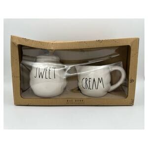 Rae Dunn Bee Collection Set Sugar and Creamer, NIB